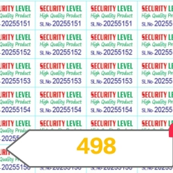 (498)-Serial Sticker